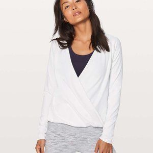 Lululemon full freedom long sleeve wrap shirt